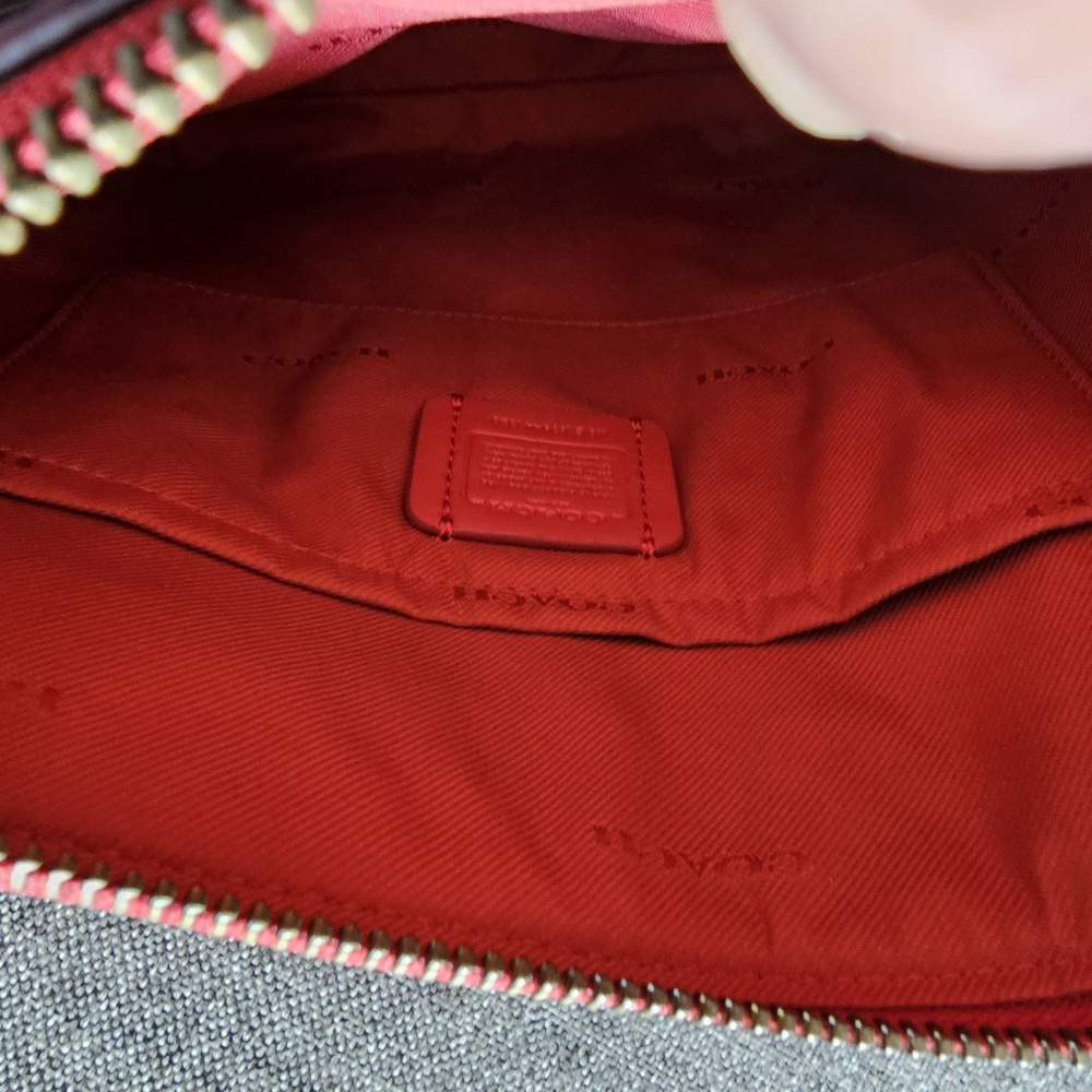NWT COACH CROSS GRAIN LEATHER KITT MESSENGER BAG (CROSS BODY) - Picture 3 of 5